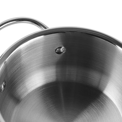 Vinod Turin Set - Saucepot Hero Shot SAS Bottom Stainless Steel | Vinod Cookware