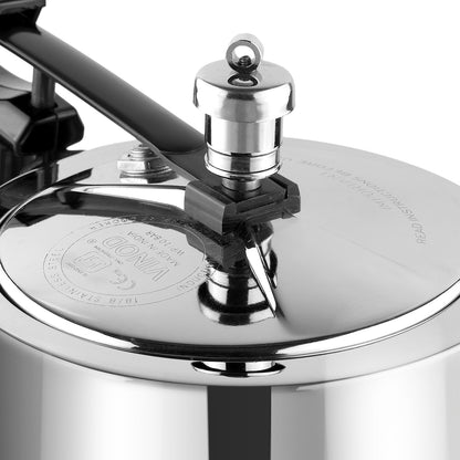 Vinod Platinum Triply Stainless Steel Inner Lid Pressure Cooker - Lid Detail | Vinod Cookware India