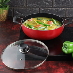 Vinod Zest Non Stick Kadai with Lid (Induction Friendly)