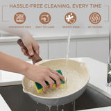 Vinod Ceravit Frypan Washed Stone - Easy Wash Stain Resistant Ceramic Surface | Vinod Cookware