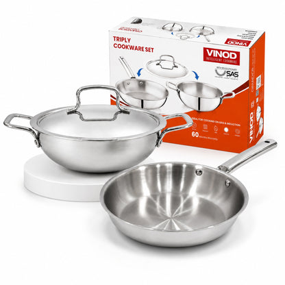 Vinod Grandior Triply Sets - (Induction Friendly)