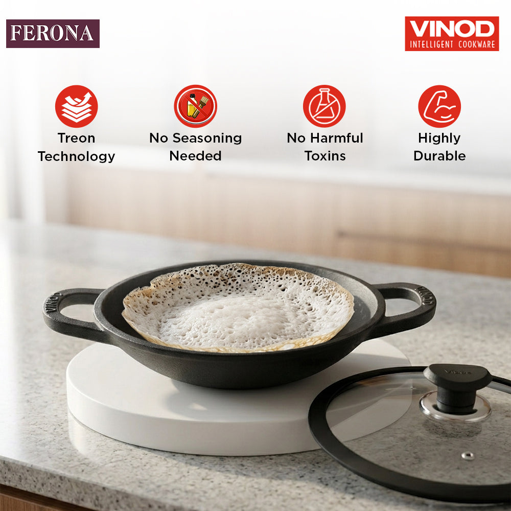 Vinod Ferona Cast Iron Appachetty - 22 cm