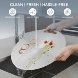 Kraft Stainless Steel Chopping Board - Circular  30.5 cm