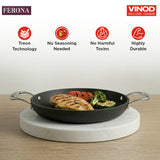 Vinod Ferona Cast Iron Grill Pan - 24 cm