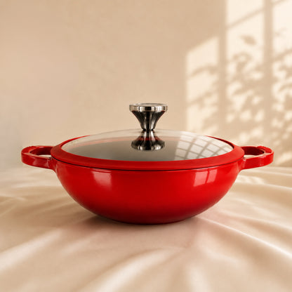 Vinod Cast Iron Freya Kadai