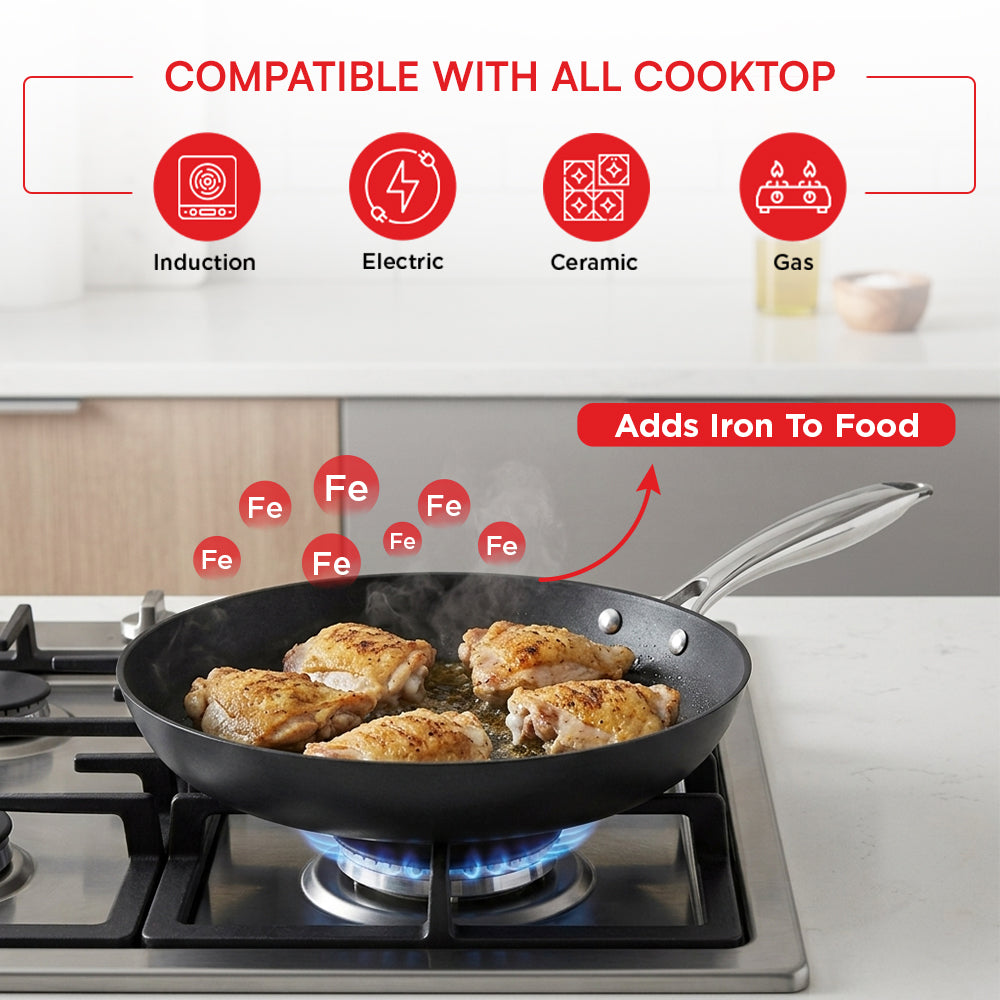 Vinod Ferona Cast Iron Frypan