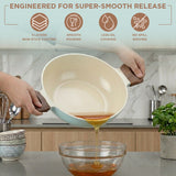 Vinod Ceravit Deep Kadai - Desert Rose