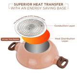 Vinod Ceravit Deep Kadai - Desert Rose