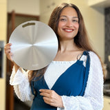 Kraft Stainless Steel Chopping Board - Circular  30.5 cm