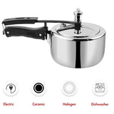 Vinod Platinum Straight Triply Stainless Steel Inner Lid Pressure Cooker - Feature Detail 1 | Vinod Cookware India