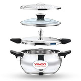 Vinod Magic Stainless Steel Smart 3 in 1 Pressure Cooker 3.5 Litre