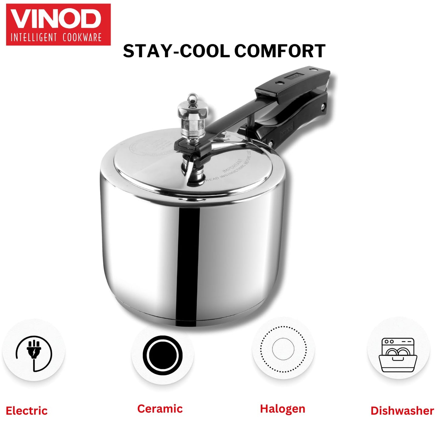 Gas Stovetop Compatible, Induction Compatible Base
