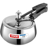 Vinod Europa Stainless Steel Handi Shape Inner Lid Pressure Cooker (Induction - Friendly)