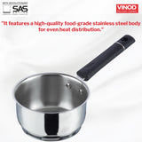 Vinod Tivoli Saucepan Lifestyle Shot - Ideal for Boiling, Heating Milk, Soups and Gravies | Vinod Cookware India