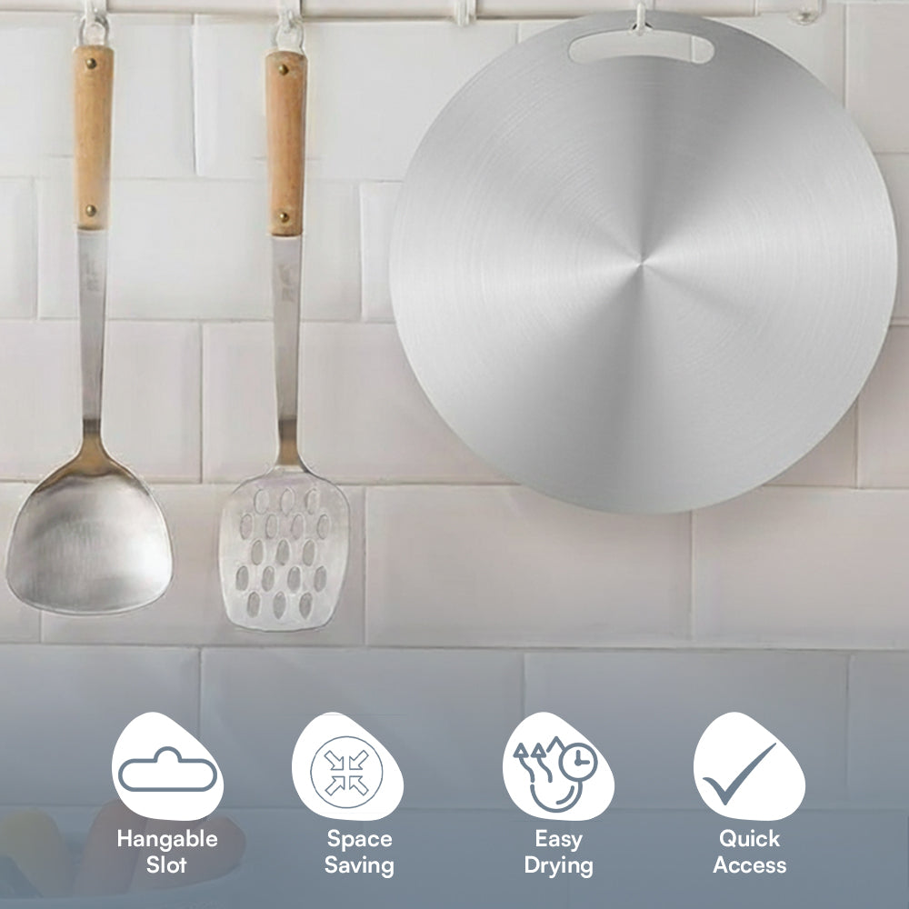 Kraft Stainless Steel Chopping Board - Circular  30.5 cm