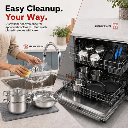 Vinod Cookware Kitchen In The Box Cookware Set - 25 Pieces
