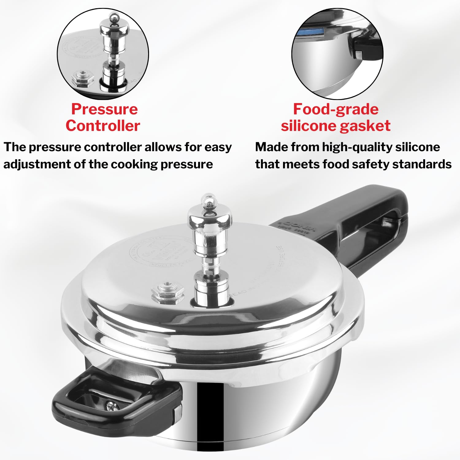 family size pressure cooker, durable pressure cooker