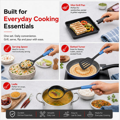 Vinod Cookware Kitchen In The Box Cookware Set - 25 Pieces