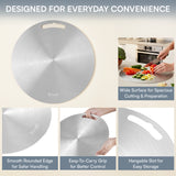 Kraft Stainless Steel Chopping Board - Circular  30.5 cm