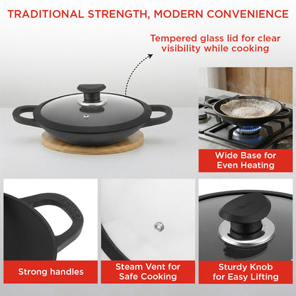 Vinod Ferona Cast Iron Appachetty - 22 cm