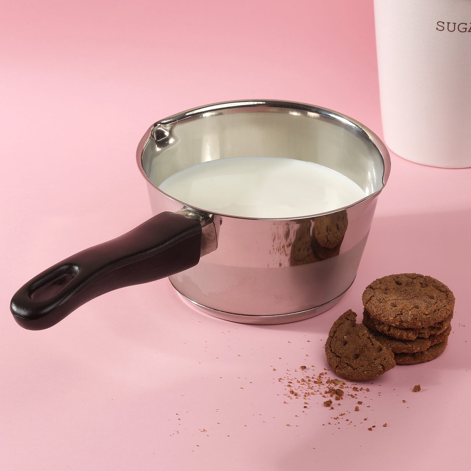 Vinod Stainless Steel American Saucepan 1L to 2.5L - Induction Friendly SAS Bottom | Vinod Cookware