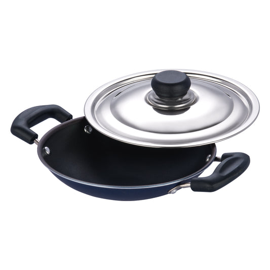 Vinod Zest Non Stick Appachetty with Lid 20cm | Vinod Cookware India