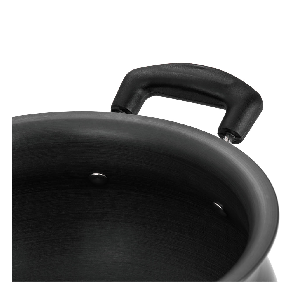 Vinod Hard Anodised Handi - Beautiful Durable Black Finish | Vinod Cookware India