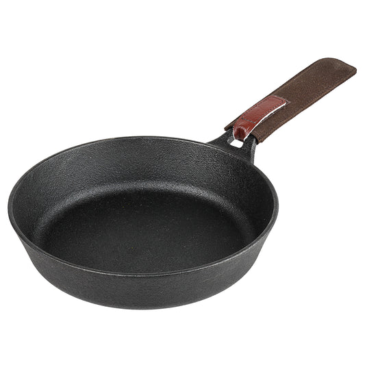 Vinod Legacy Pre-Seasoned Cast Iron Frypan - With Safety Sleeve | Vinod Cookware India