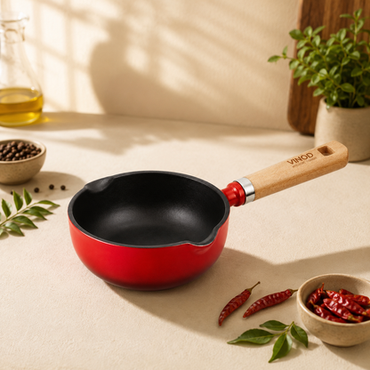 Vinod Cast Iron Freya Tadka Pan - 12 cm