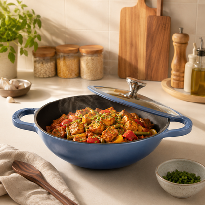 Vinod Cast Iron Freya Kadai
