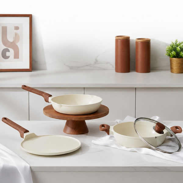Vinod Di Casa Signature Ceramic Non Stick Cookware Set - 3 pcs