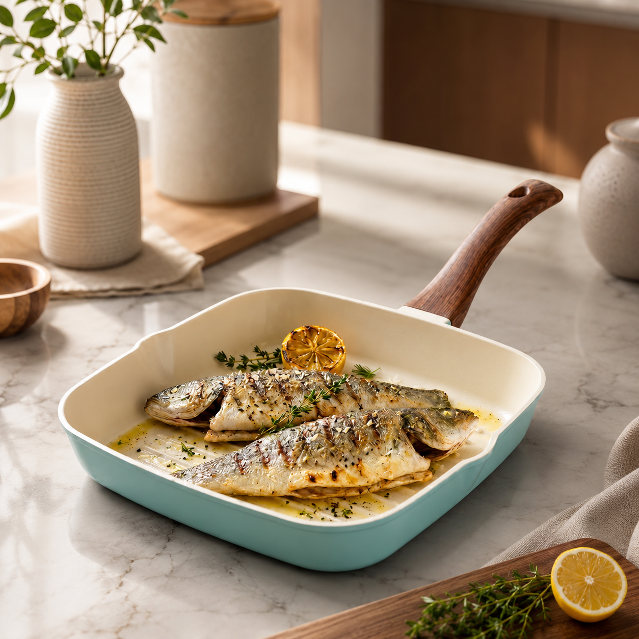 Vinod Ceravit Grill Pan Square - 24 cm