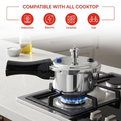 Vinod Platinum Triply Stainless Steel Pressure Cooker - Feature Image 2 | Vinod Cookware India
