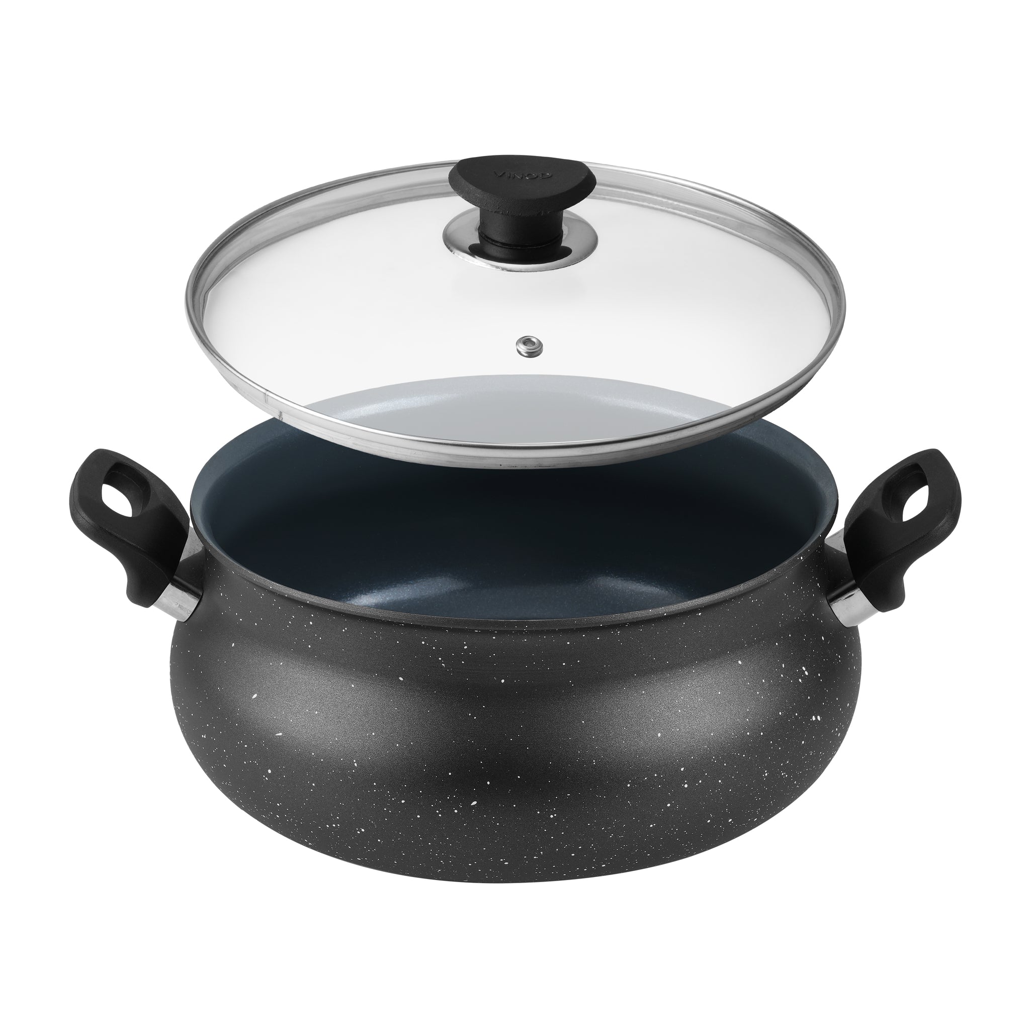 Vinod Zest Ceramica Handi with Lid - (Induction Friendly)