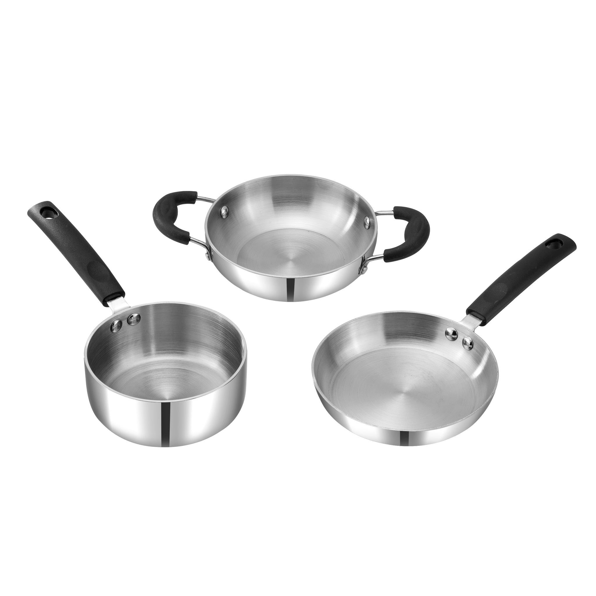 Kraft Futuretec Triply Stainless Steel Mini Set - 3 pc