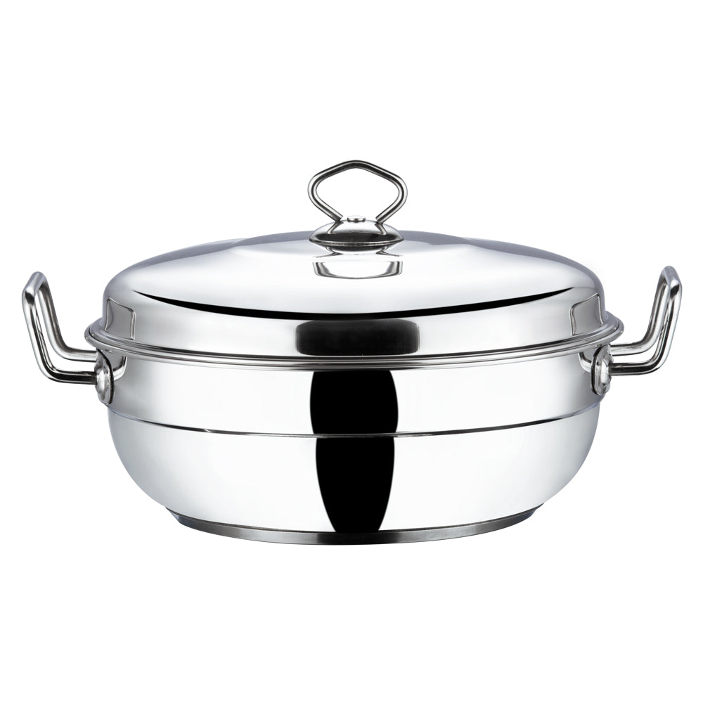Vinod Multi Kadai 26cm - Deep Kadai for Curries and Deep Frying Induction Safe | Vinod Cookware