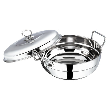 Vinod Stainless Steel Multi Kadai - AISI 202 Food Grade Hygienic Cooking | Vinod Cookware