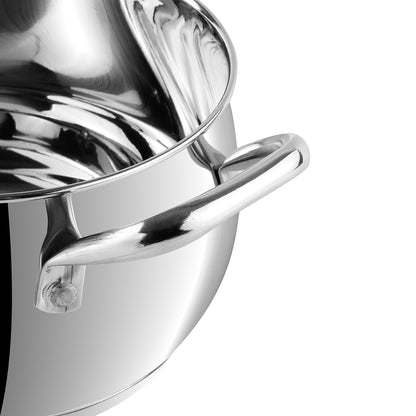 Vinod Almaty Saucepot Set - Riveted Durable Handles for Safe Kitchen Use | Vinod Cookware