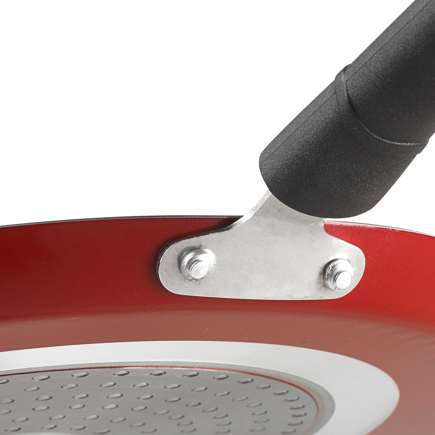 Vinod Popular Dosa Tawa - Durable Riveted Handle Detail | Vinod Cookware