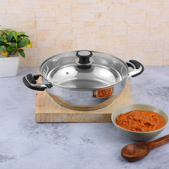 Vinod Stainless Steel Durban Kadai ( Induction Friendly )