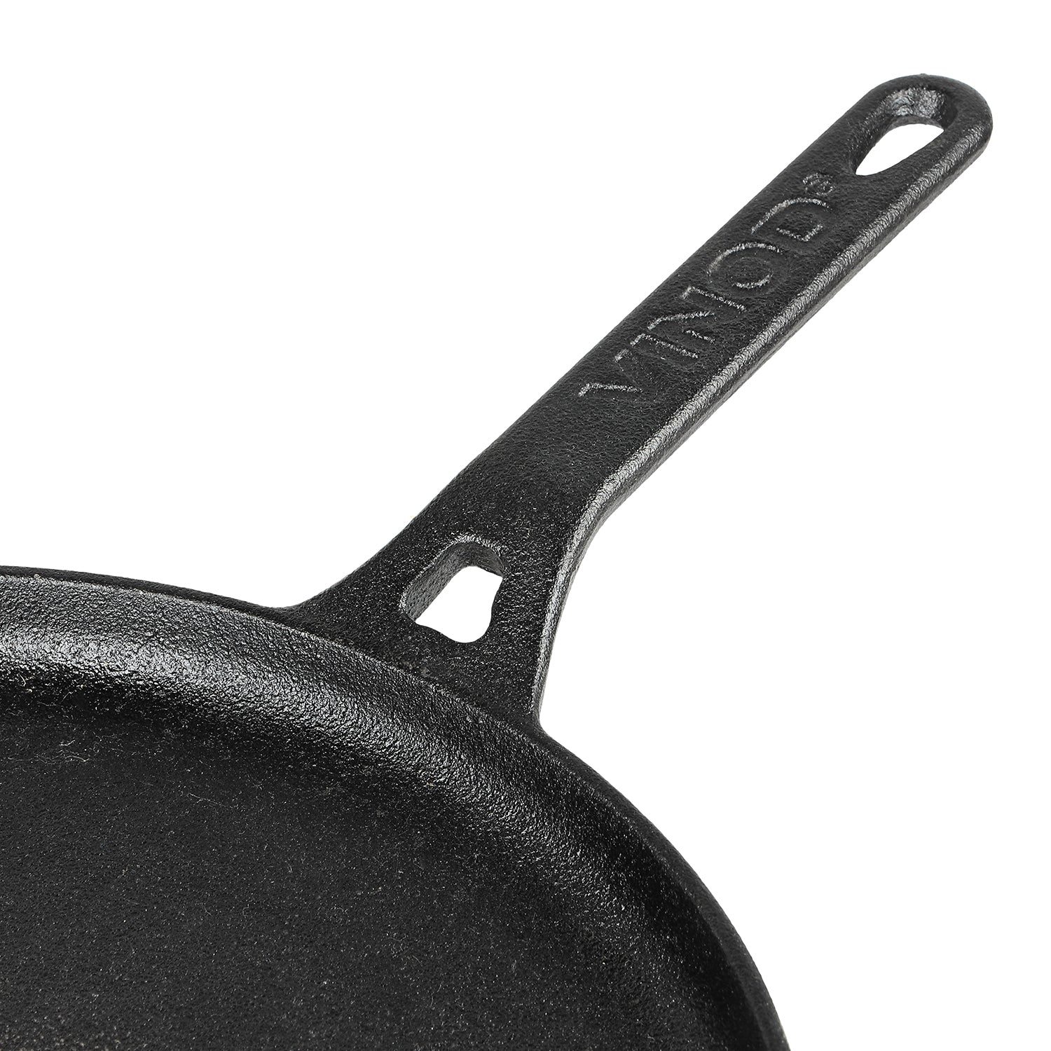 Vinod Legacy Pre-Seasoned Cast Iron Dosa Tawa - Ergonomic Handle | Vinod Cookware India