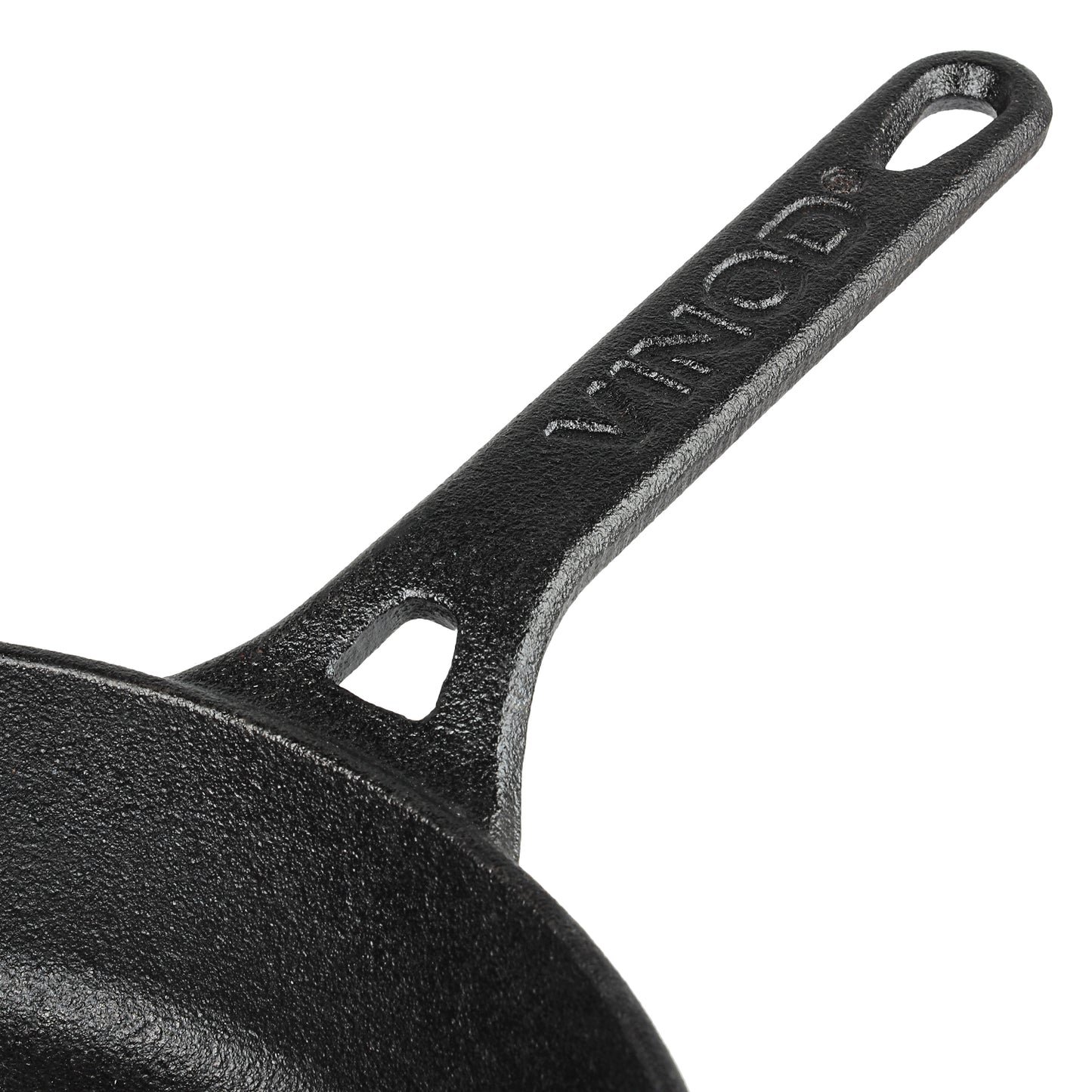 Vinod Legacy Pre-Seasoned Cast Iron Frypan - Ergonomic Handle | Vinod Cookware India