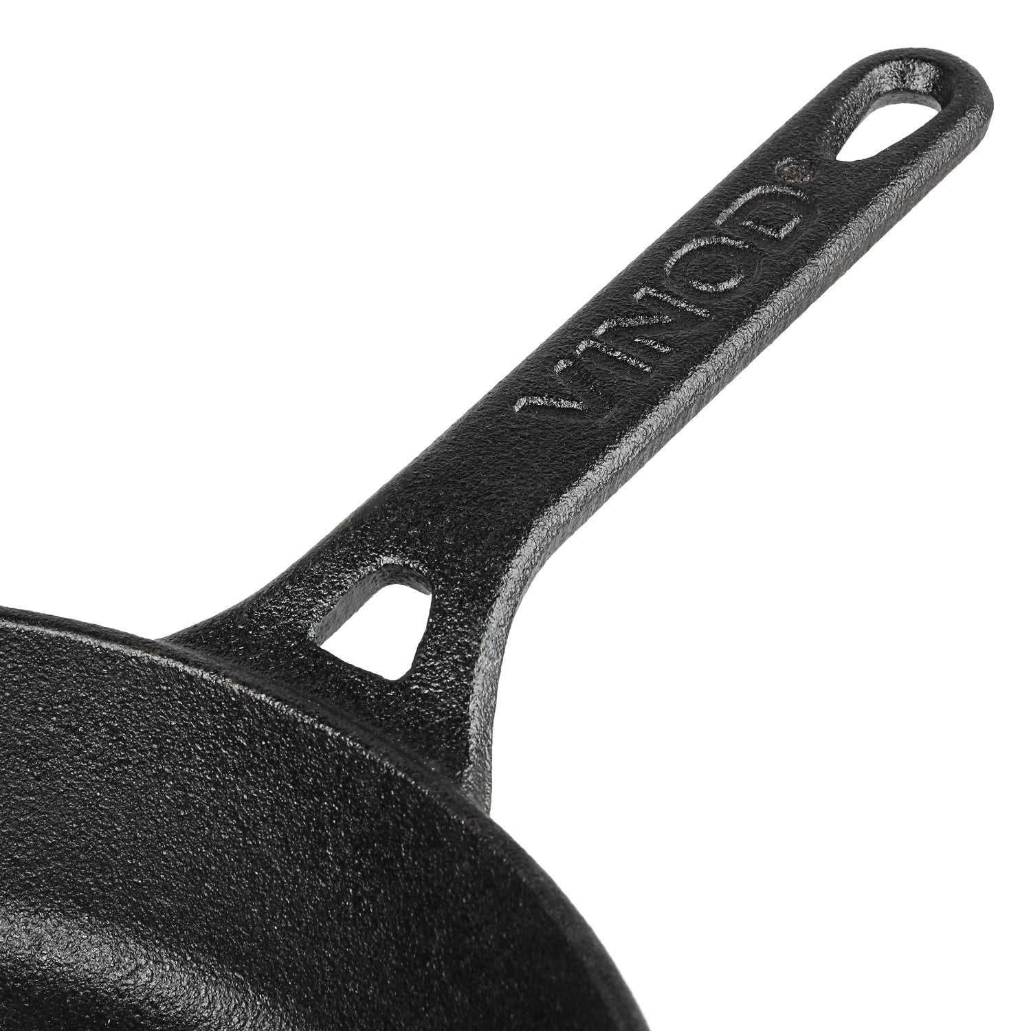Vinod Legacy Pre-Seasoned Cast Iron Frypan - Ergonomic Handle | Vinod Cookware India