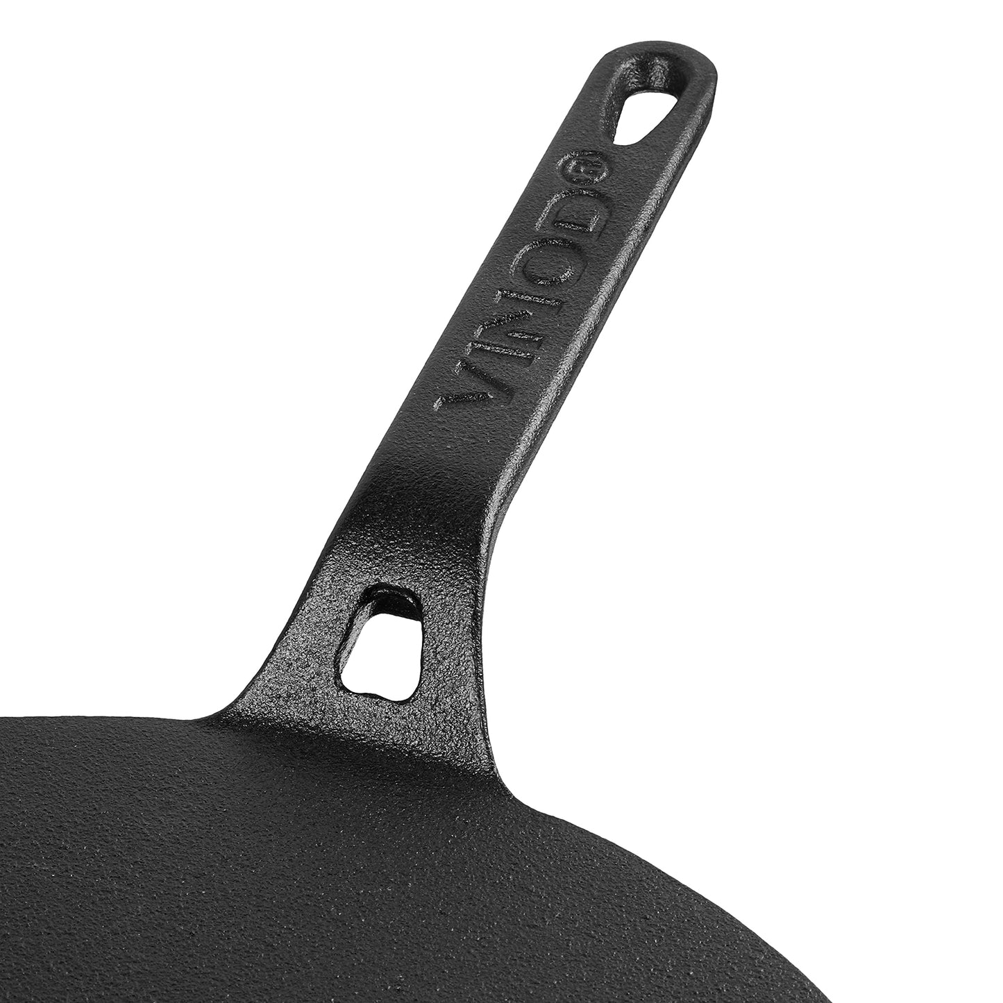 Vinod Legacy Cast Iron Roti Tawa - Ergonomic Easy Lift Handle | Vinod Cookware