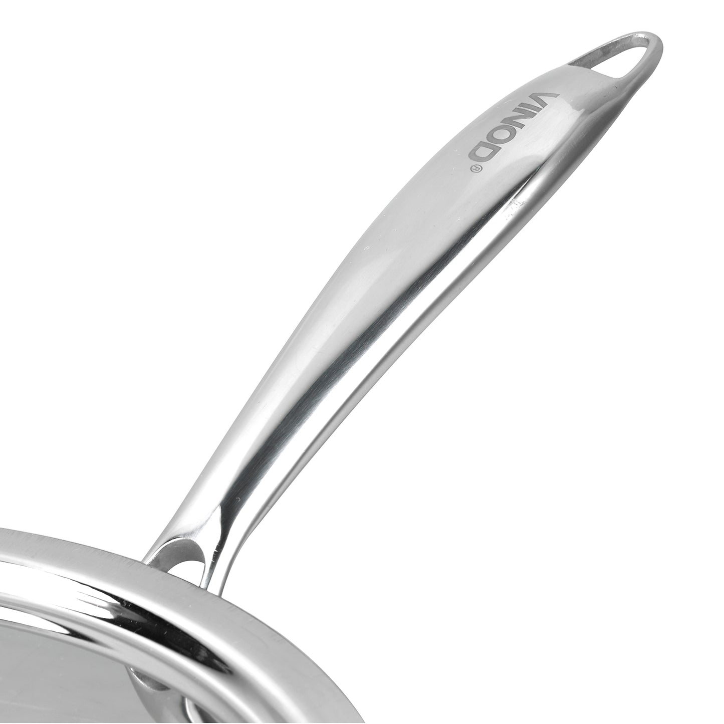 Easy To Clean Frypan, Modern Kitchen Cookware, Deep Saute Pan, Stir Fry Pan, Oil Free Cooking Pan, Low Oil Cooking Cookware, Triple Layer Stainless Steel, High Performance Cookware, Heavy Duty Frypan, Daily Use Fry Pan, PFOA Free Cookware,
