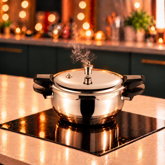 Vinod 18/8 Stainless Steel Magic Pressure Cooker
