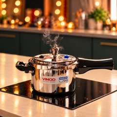 Vinod Platinum Triply Stainless Steel Pressure Cooker