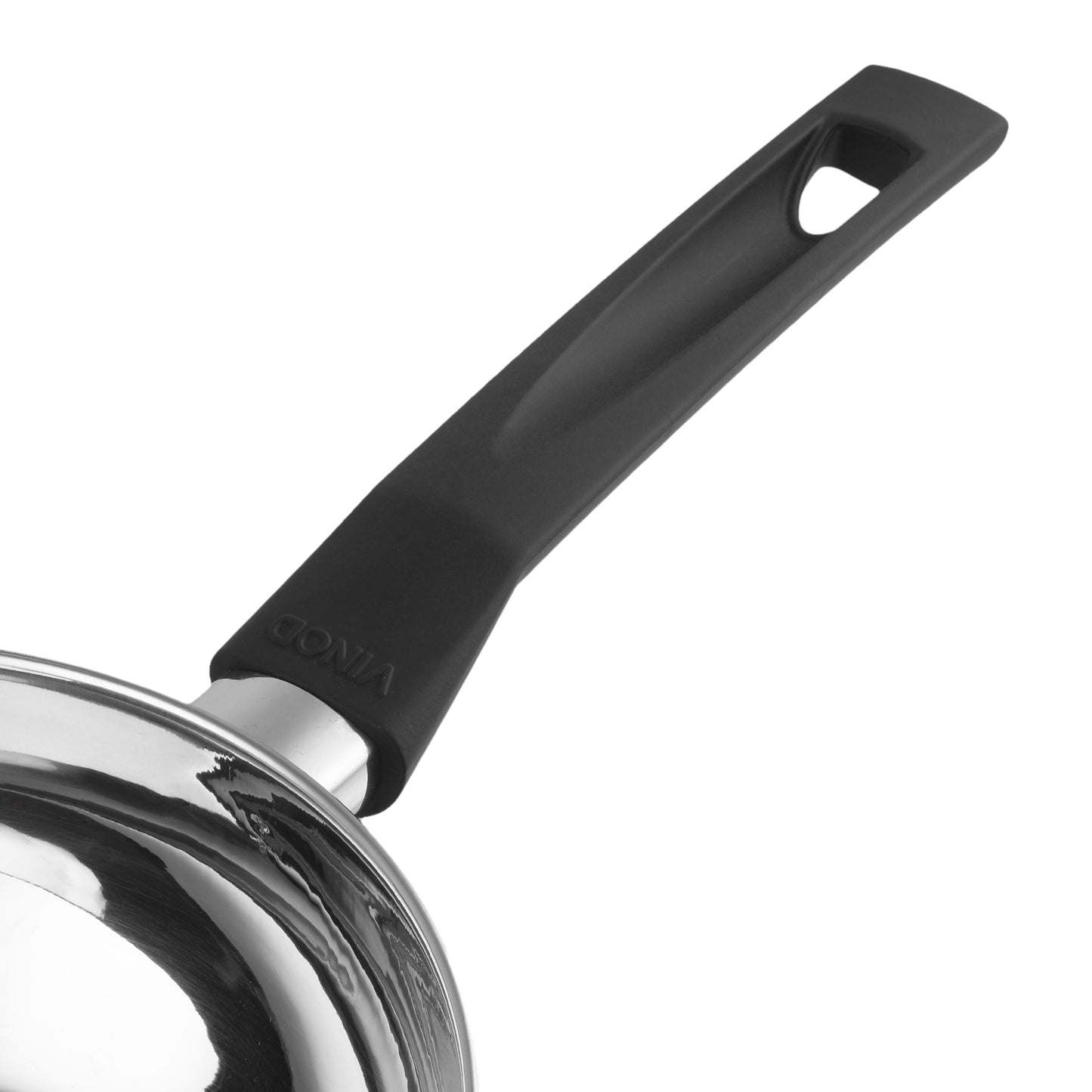 Vinod Stainless Steel Trento Cookware Set - Wok Ergonomic Handle | Vinod Cookware India