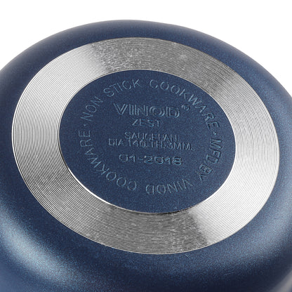 Vinod Zest Non Stick Saucepan - Gas Compatible Base | Vinod Cookware India