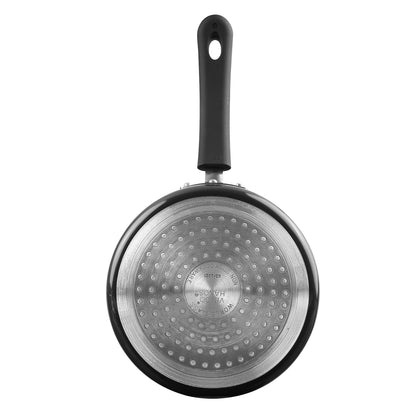 Vinod Hanos Non Stick Saucepan - Gas and Induction Compatible Base | Vinod Cookware India